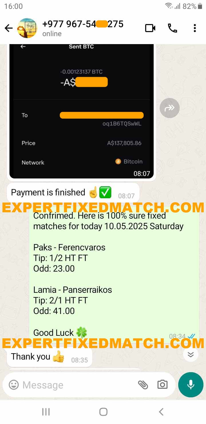Fixed Matches