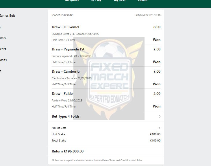 Correct Fixed Match